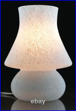 Vintage Murano Italian Art Glass MUSHROOM TABLE LAMP Mid-Century Modern