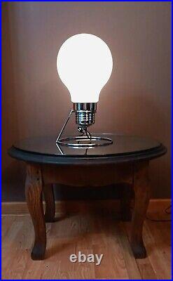 Vintage Original 60s 70s Pop Art Mid Century Modern Retro Light Bulb Table Lamp