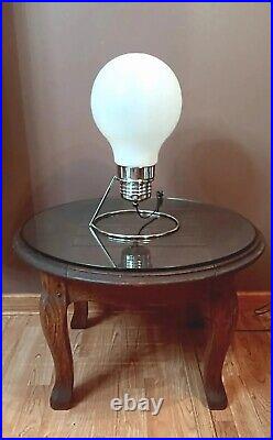 Vintage Original 60s 70s Pop Art Mid Century Modern Retro Light Bulb Table Lamp