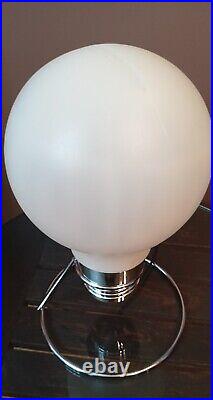 Vintage Original 60s 70s Pop Art Mid Century Modern Retro Light Bulb Table Lamp