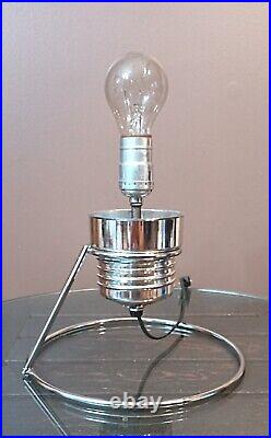 Vintage Original 60s 70s Pop Art Mid Century Modern Retro Light Bulb Table Lamp