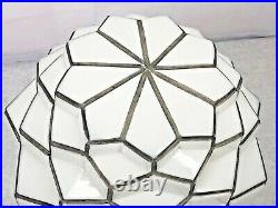 Vintage Original Ceiling Light Cover Art Deco Style Great Condition 10 x 10