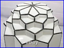 Vintage Original Ceiling Light Cover Art Deco Style Great Condition 10 x 10