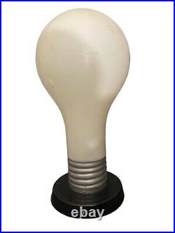 Vintage Pop Art Plastic Light Bulb Lamp 1970's Underwriters Laboratories