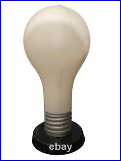Vintage Pop Art Plastic Light Bulb Lamp 1970's Underwriters Laboratories