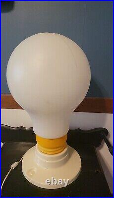 Vintage Retro Le Bulb Giant Light Bulb Lamp Blow Mold MCM Pop Art 24
