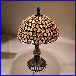 Vintage Richard Hoosin SIGNED Leaded Limpet SeaShell Art Nouveau Table Lamp