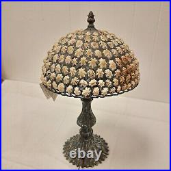 Vintage Richard Hoosin SIGNED Leaded Limpet SeaShell Art Nouveau Table Lamp