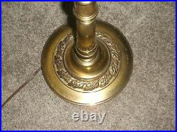 Vintage Stiffel Art Deco Torchiere Brass Floor Lamp 62 T Local P/U or Ship HTF