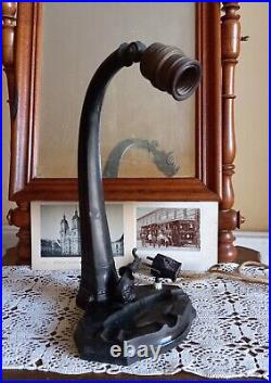 Vintage lamp, Art deco, TABLE LAMP, Ash tray, Table lamp, Desk lamp, Germany