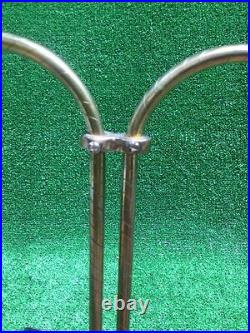 Vtg Brass Desk Lamp Leaf Feather Art Deco Rare Unique Retro Antique Fast Ship