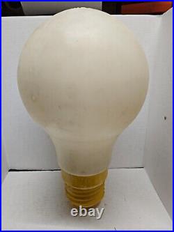 Vtg Le Bulb Giant Light Bulb Lamp Cover 60s 70s Blow Mold MCM Huge Pop Art